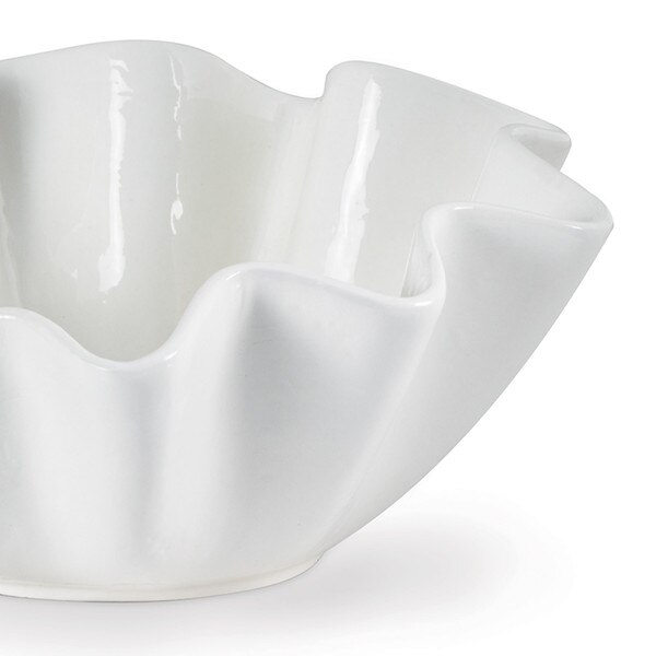 Ruffle Ceramic Bowl Medium